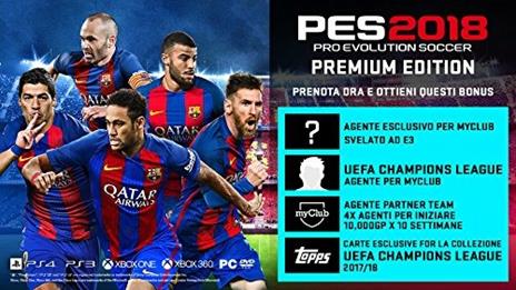 PES 2018 Pro Evolution Soccer Premium Edition - XONE - 3