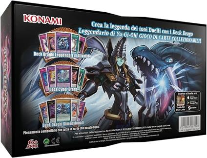 YUGI Deck Drago Leggendari Unlimited Reprint
