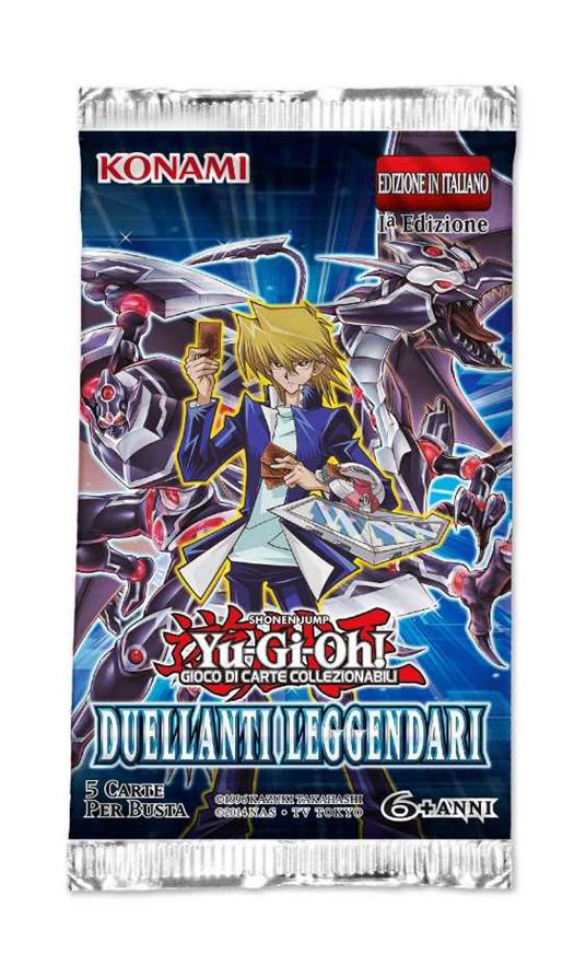 Busta 5 Carte Yu-Gi-Oh!. Duellanti Leggendari