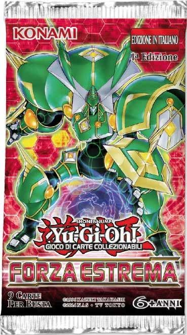 Busta 9 Carte Yu-Gi-Oh!. Forza Estrema - Konami - Bustine - Giocattoli