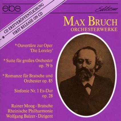 Orchesterwerke - CD Audio di Max Bruch