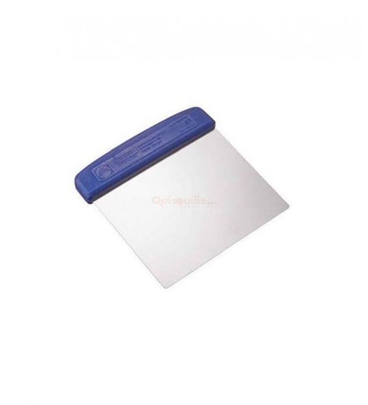 Thermoauser raschietto, tagliapasta rigido 12x12 cm con manico nylon