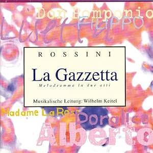 La Gazzetta - CD Audio di Gioachino Rossini