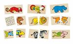 Goki Funny animals - memo game and puzzle Carta da gioco Matching