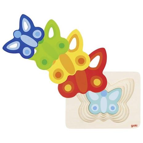 Goki 57486 puzzle Puzzle con formine 5 pezzo(i)