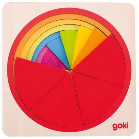 Goki 57737 Puzzle con formine 21 pezzo(i)