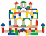 Costruzioni In Legno Edifici E Castello 100 Pz.