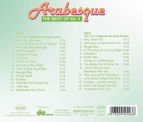 Best of vol.4 - CD Audio di Arabesque - 2