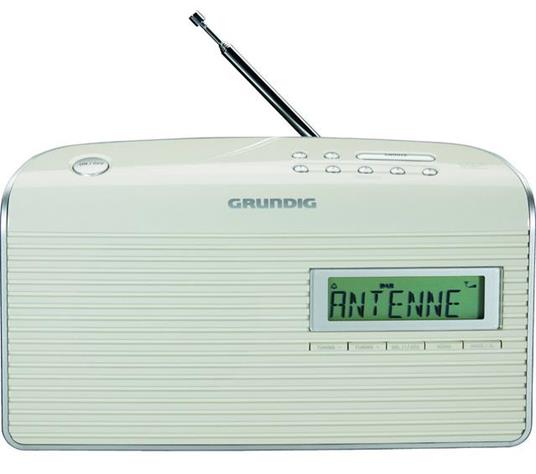 Grundig Music WS 7000 DAB+ Portatile Analogico e digitale Argento, Bianco radio