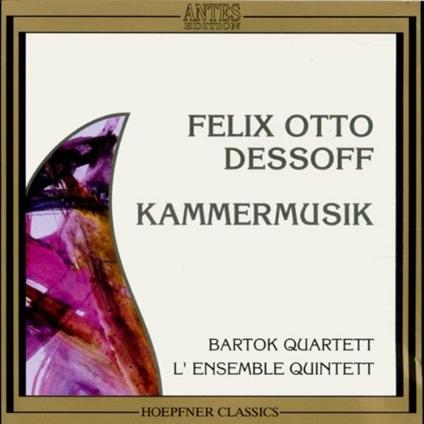 String Qt. Op. 7/String Quintet Op. 10 - CD Audio di Felix Otto Dessoff