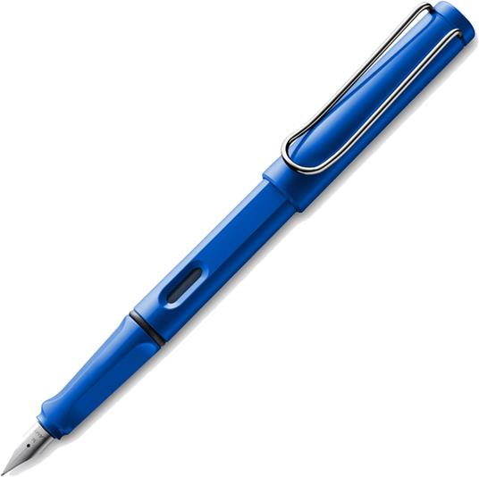 Penna stilografica 014 LAMY safari blue M, blu