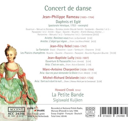 Concert De Danse - CD Audio di Rameau-Rebel-Lully - 2