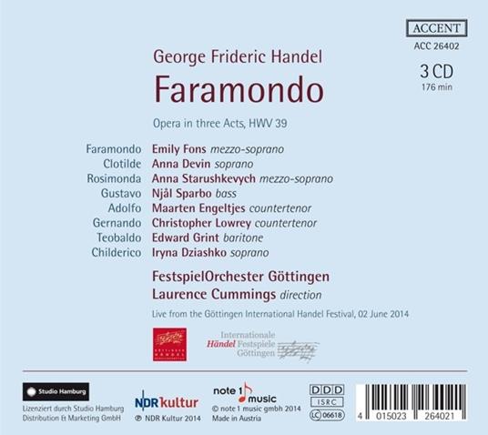 Faramondo - CD Audio di Georg Friedrich Händel - 2