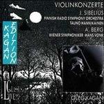 Concerti per violino - CD Audio di Alban Berg,Jean Sibelius,Oleg Kagan