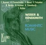 Musica romantica - CD Audio di Paul Hindemith,Carl Maria Von Weber,Sviatoslav Richter