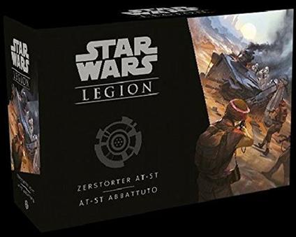 Star Wars: Legion. AT-ST Abbattuto. Gioco da tavolo