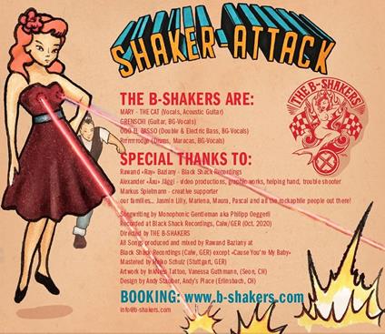 B-Shakers - Shaker Attack - CD Audio