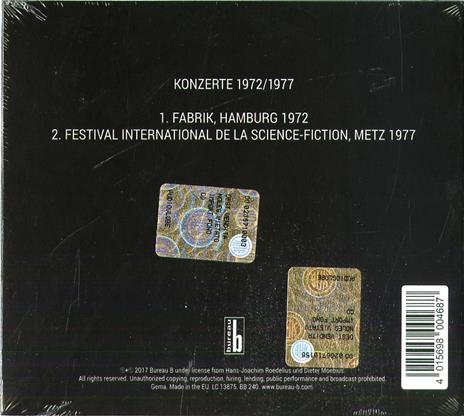 Konzerte 1972-1977 - CD Audio di Cluster - 2