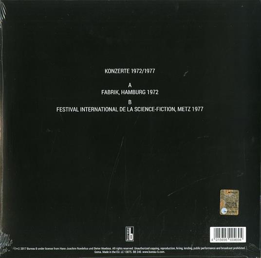 Konzerte 1972-1977 - Vinile LP di Cluster - 2