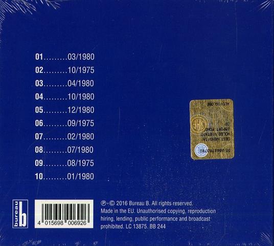 Filmmusik 1 - CD Audio di Conrad Schnitzler - 2