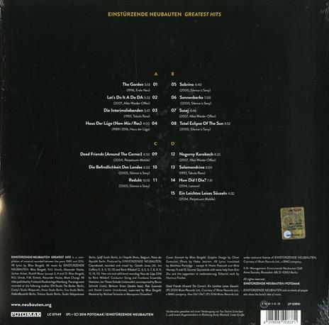 Greatest Hits - Vinile LP di Einstürzende Neubauten - 2