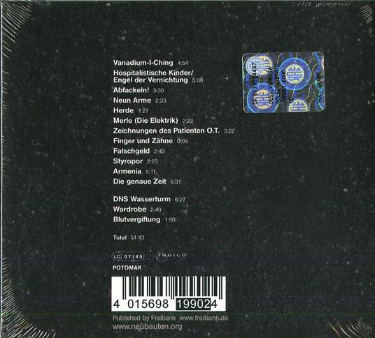 Zeichnungen des Patienten - CD Audio di Einstürzende Neubauten - 2