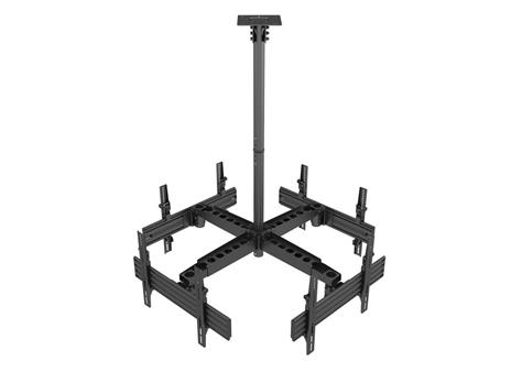 Equip 650372 Supporto per display espositivi 165,1 cm (65") Nero