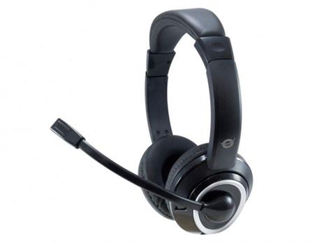 Conceptronic POLONA02B cuffia e auricolare Padiglione auricolare Connettore 3.5 mm Nero