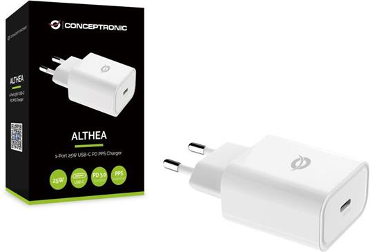 Conceptronic ALTHEA10W Caricabatterie per dispositivi mobili Bianco Interno - 2