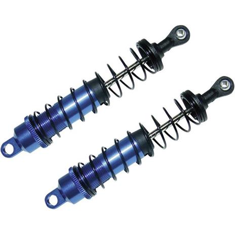 Ammortizzatori a olio in alluminio Reely 1:10 Blu (metallizzato) con molle Nero 100.7 mm 2 pz.