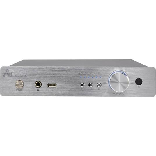 Renkforce T21 Amplificatore Stereo 2 x 50 W Alluminio Bluetooth®, USB