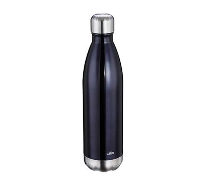 Cilio 543469 borraccia 750 ml Nero, Acciaio inossidabile Acciaio inossidabile