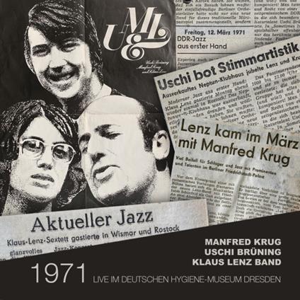 1971 Live im Deutschen Hygiene - CD Audio di Manfred Krug