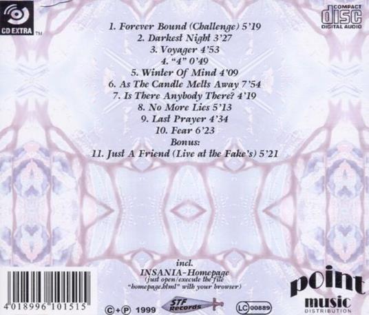 Fear - CD Audio di Insania - 2