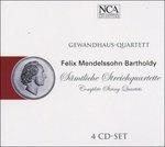 Quartetti per archi completi - CD Audio di Felix Mendelssohn-Bartholdy,Gewandhaus Quartett Lipsia