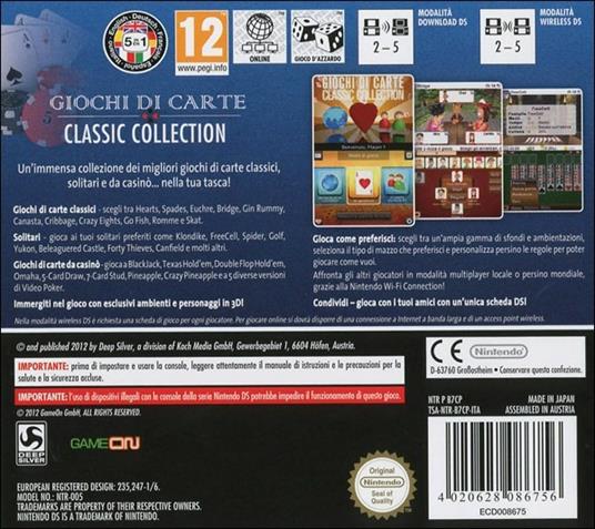 Giochi di Carte - Classic Collection - DS - 3