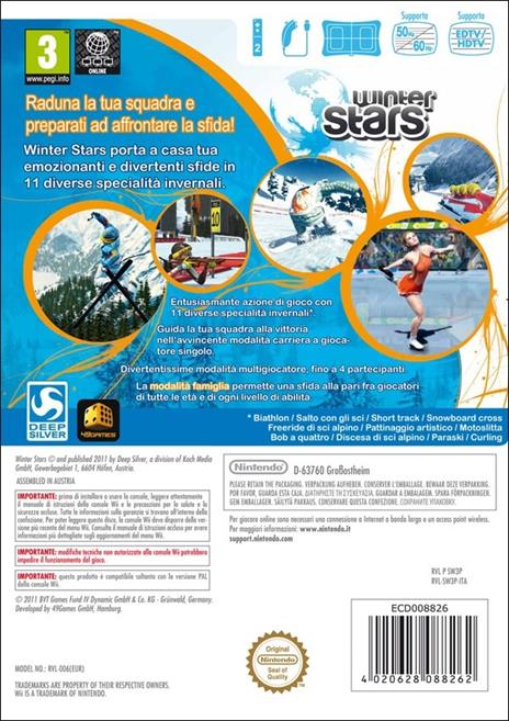 Deep Silver Winter Stars, Wii videogioco Nintendo Wii ITA - 2