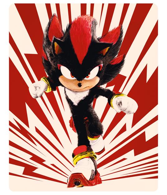 Sonic 3 (4K Ultra Hd+Blu-Ray) (Steelbook Rosso) di Jeff Fowler - Blu-ray + Blu-ray Ultra HD 4K