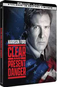 Film Sotto il segno del pericolo. Con Steelbook (Blu-ray + Blu-ray Ultra HD 4K) Phillip Noyce