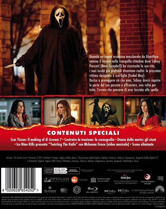 Scream 7 di Kevin Williamson - DVD - 2