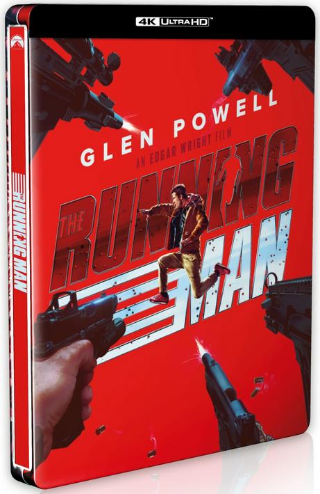 The Running Man. Steelbook (Blu-ray Ultra HD 4K) di Edgar Wright - Blu-ray Ultra HD 4K