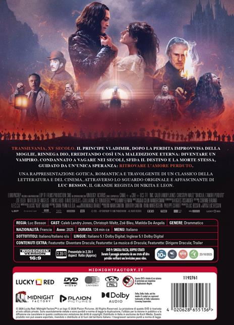 Dracula. L'amore perduto (DVD) di Luc Besson - DVD - 4
