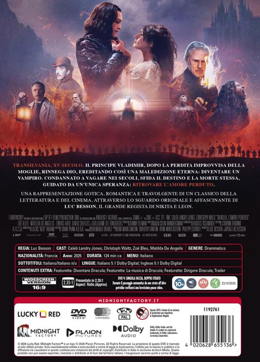 Dracula. L'amore perduto (DVD) di Luc Besson - DVD - 4