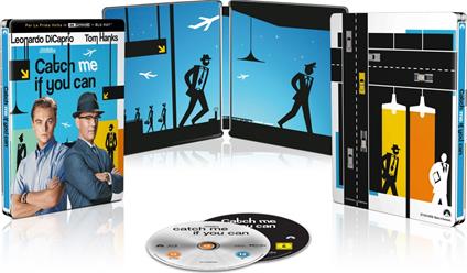 Prova a prendermi. Steelbook (Blu-ray + Blu-ray Ultra HD 4K) di Steven Spielberg - Blu-ray + Blu-ray Ultra HD 4K