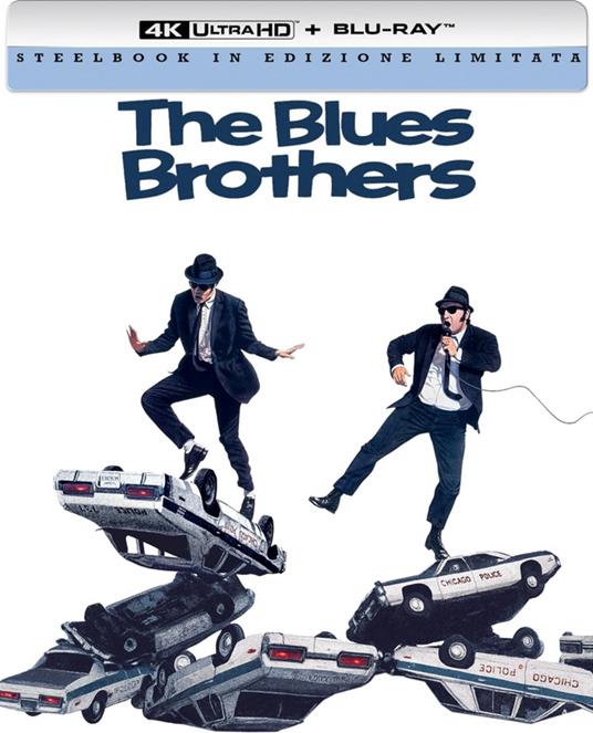 The Blues Brothers. Steelbook (2 Blu-ray + Blu-ray Ultra HD 4K) di John Landis - Blu-ray + Blu-ray Ultra HD 4K