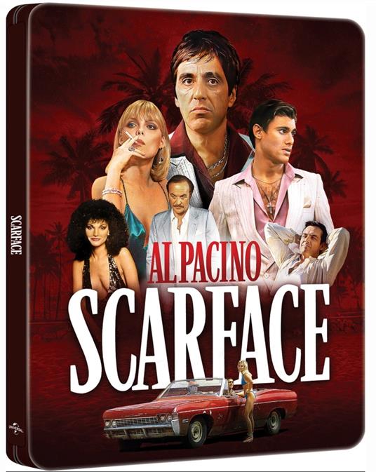 Scarface. Steelbook (Blu-ray + Blu-ray Ultra HD 4K) di Brian De Palma - Blu-ray + Blu-ray Ultra HD 4K