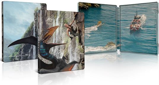 Jurassic World. La Rinascita. Steelbook (Blu-ray + Blu-ray Ultra HD 4K) di Gareth Edwards - Blu-ray + Blu-ray Ultra HD 4K - 2
