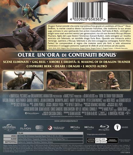 Dragon Trainer (Blu-ray) di Dean DeBlois - Blu-ray - 2