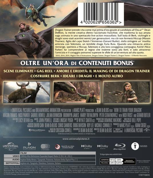 Dragon Trainer (Blu-ray) di Dean DeBlois - Blu-ray - 2