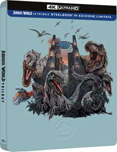 Film Jurassic World Trilogy Steelbook (3 4K Ultra Hd) Colin Trevorrow